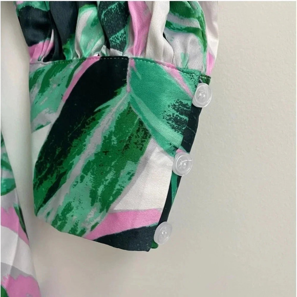 New BeautiCurve X Lane Bryant Palm Leaf Print ShirtDress
Button Dress Size 22 - Picture 12 of 15